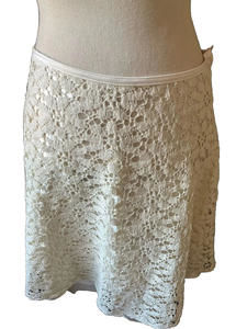 CACHE Cream Flared SKIRT SIZE 8 NEW WITHOUT TAGS